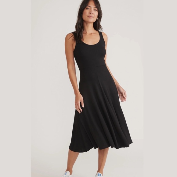 Marine Layer Dresses & Skirts - Marine Layer Lexi Rib Fit and Flare Midi Dress